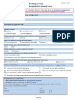 NZ Police Vetting Service Request and Consent Form - 1