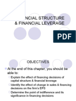 CH.6 Financial Structure & The Uses of Leverage