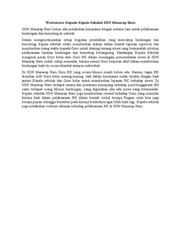 Pihak keamanan menghalangi wawancara dengan sekolah