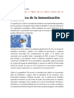 Geopolitica de La Inmunizacion Le Monde 1