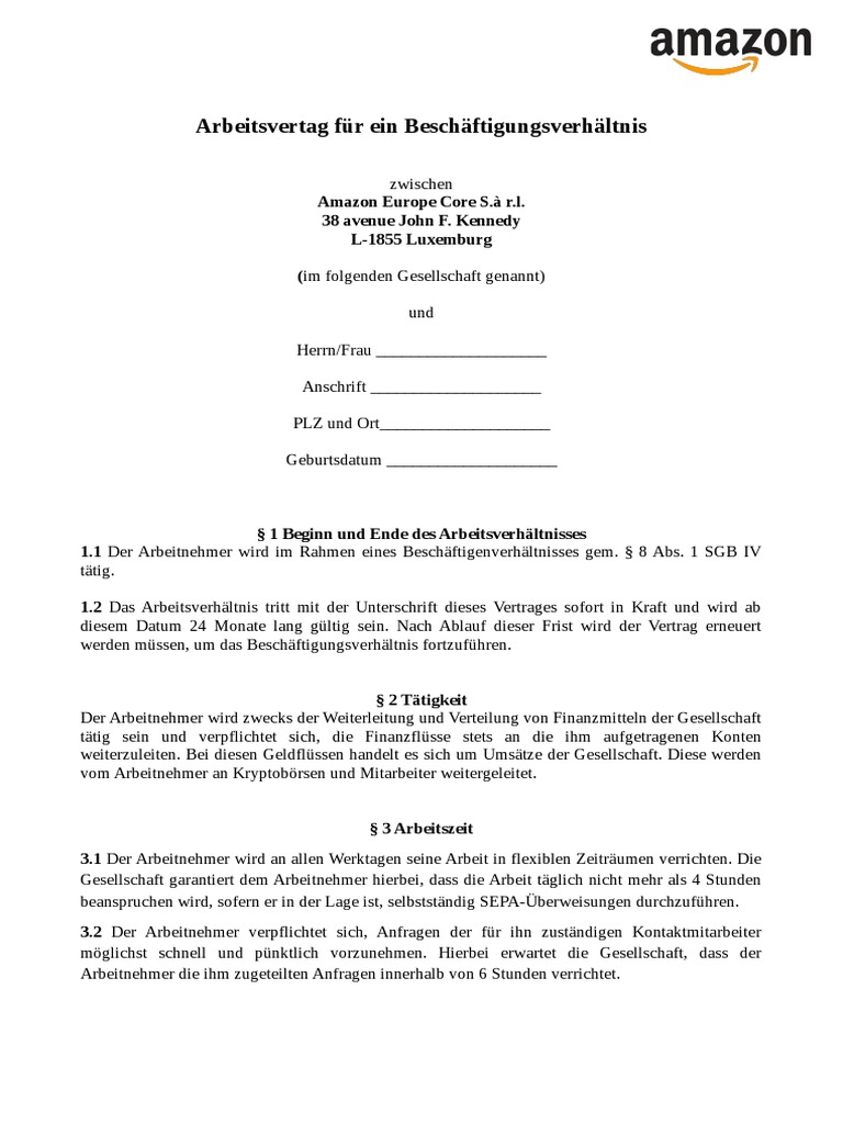 teilzeit arbeitsvertrag pdf kostenlos
