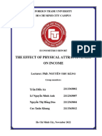 Ml51 CXK The Effect of Physical Attractiveness On Income