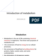 6 Introduction of Metabolism