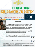 Biografi Kyai Lokal KH. Masykur Mu'in (Niatus)