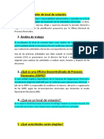 El Coordinador de Local de Votación