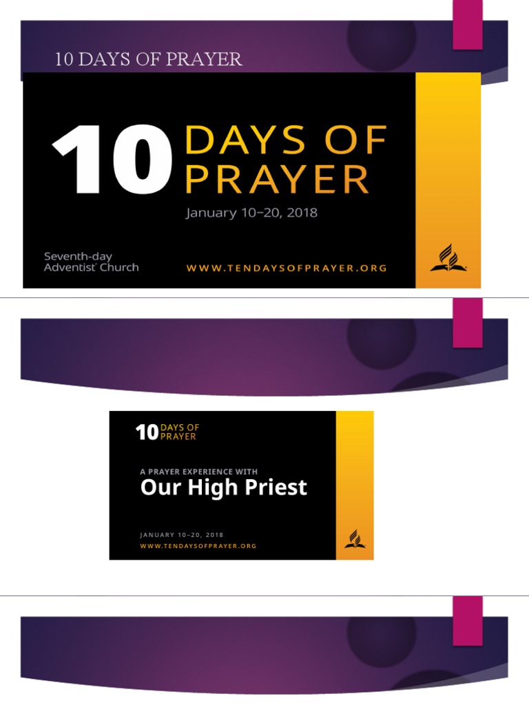 Powerpoint For 10 Days of Prayer PDF