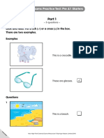 NHF L2 Cambridge Practice Test Starters