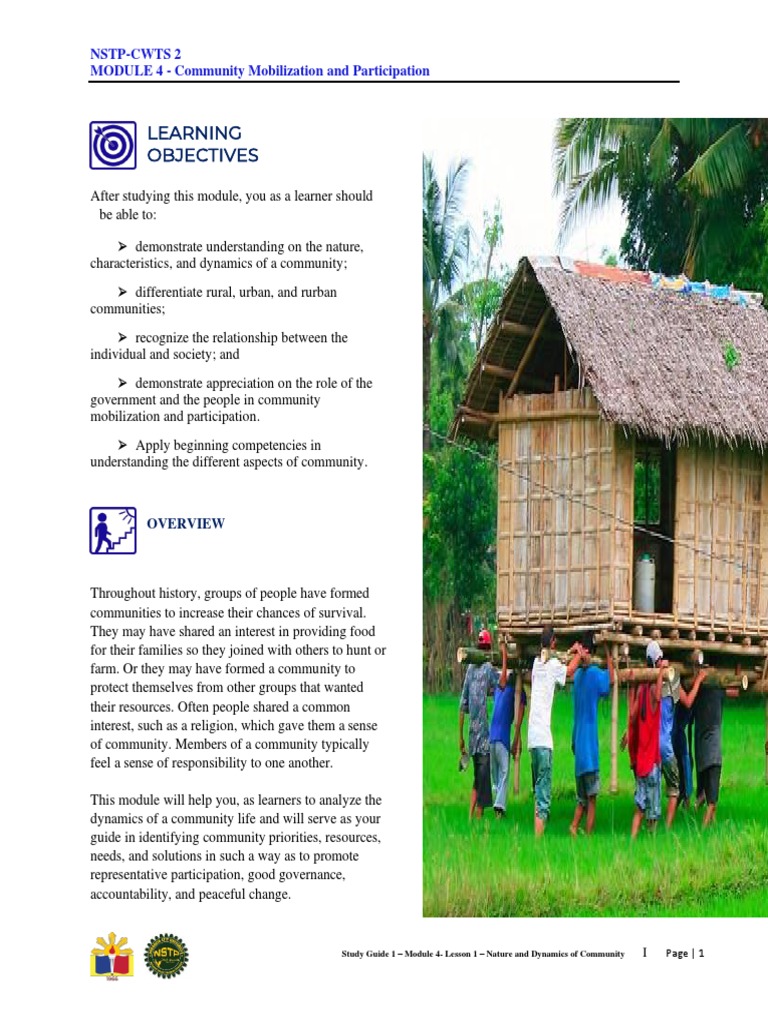 Study Guide 1 Module 4 Lesson 1 Nature Dynamics of Community | PDF ...