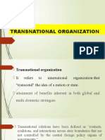 Transnational Organization