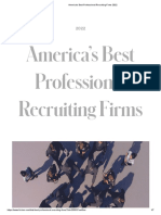 America's Best Professional Recruiting Firms 2022