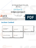 Lecture 6 Interconnect 2020