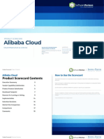 Alibaba Cloud Product Scorecard