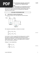 Lesson 4: Two Tanks in Series: Spring 2006 Process Dynamics, Operations, and Control 10.450