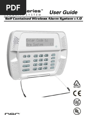 Adt Systems Dsc 9047 Version 1 0 Manual Security Alarm Telephone
