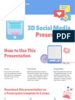 Copy of Pink Blue and Yellow Purple Cute 3D Social Media Marketing Presentation