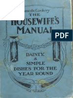 The Housewife's Manual, Domestic Cookery