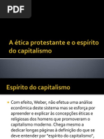 Weber A ética protestante e o espírito do capitalismo
