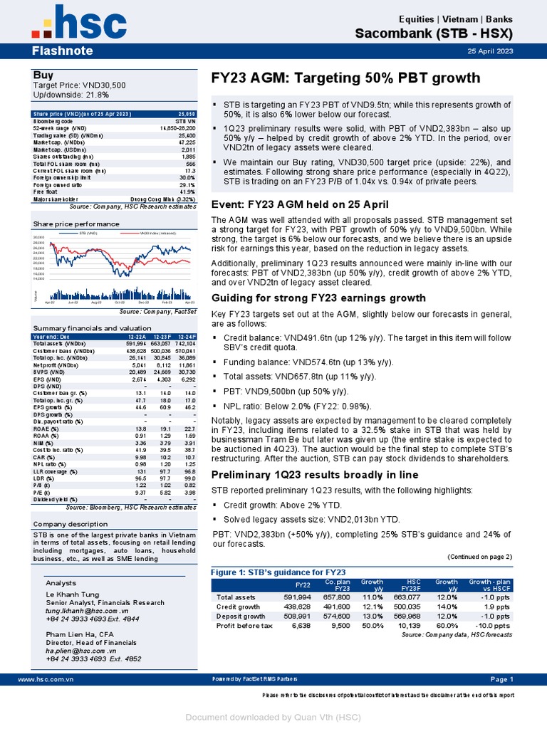 STB 2023 Agm PDF Revenue Securities (Finance)