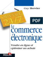 Le Commerce Électronique ORGANISATION