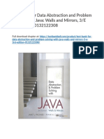 Test Bank For Data Abstraction and Problem Solving With Java Walls and Mirrors 3 e 3rd Edition 0132122308