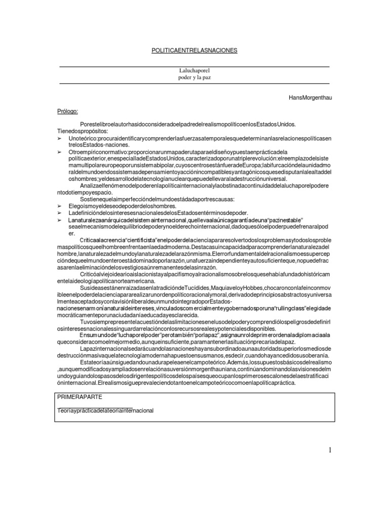 Resumen Largo Politica Entre Las Naciones Removed PDF