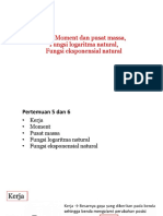 Pertemuan 5 Dan 6, Kerja, Moment Dan Pusat Massa