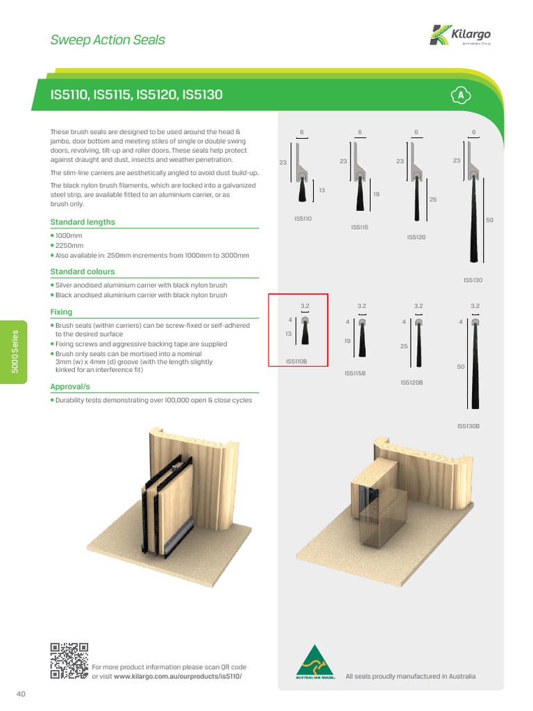 Kilargo IS5110B | PDF | Door | Materials