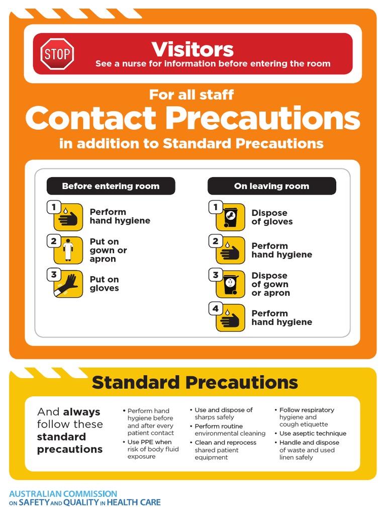 Approach 2 Contact Standard Precautions Icon PDF 663KB | PDF