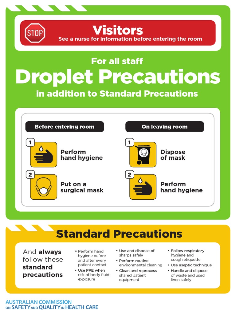 Approach 2 Droplet Standard Precautions Icon PDF 525KB | PDF