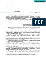 Buletin de Jurisprudenta in Dimeniul Proprietatii Intelectuale 2020