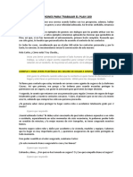 Guiones para Trabajar El Plan 100