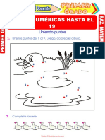 Series Numéricas Hasta El 19 para Primer Grado de Primaria