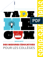 Vademecum Des Mesures Educatives Pour Les Colleges 2016 2017