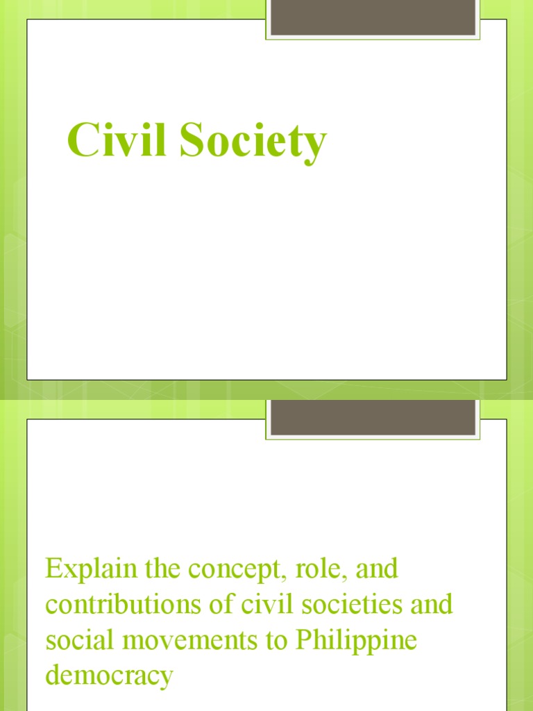 WHAT IS CIVIL SOCIETY SHORT ANSWER intelligence overview