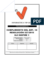 3 A B PRO.01.01.CRD Procedimiento para Cumplimiento Normativo Art DJI 14 INSPIRE 1 1