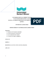 Informe de Química-Materiales de Laboratorio