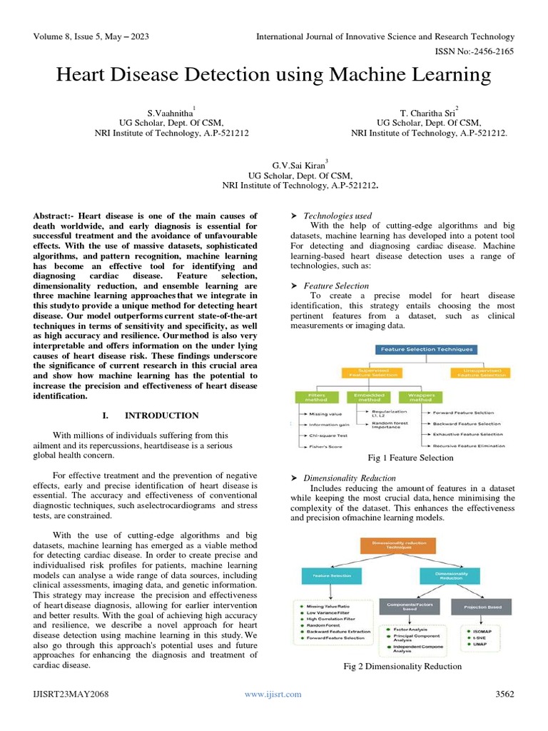 Heart Disease Detection Using Machine Learning | PDF | Machine Learning ...