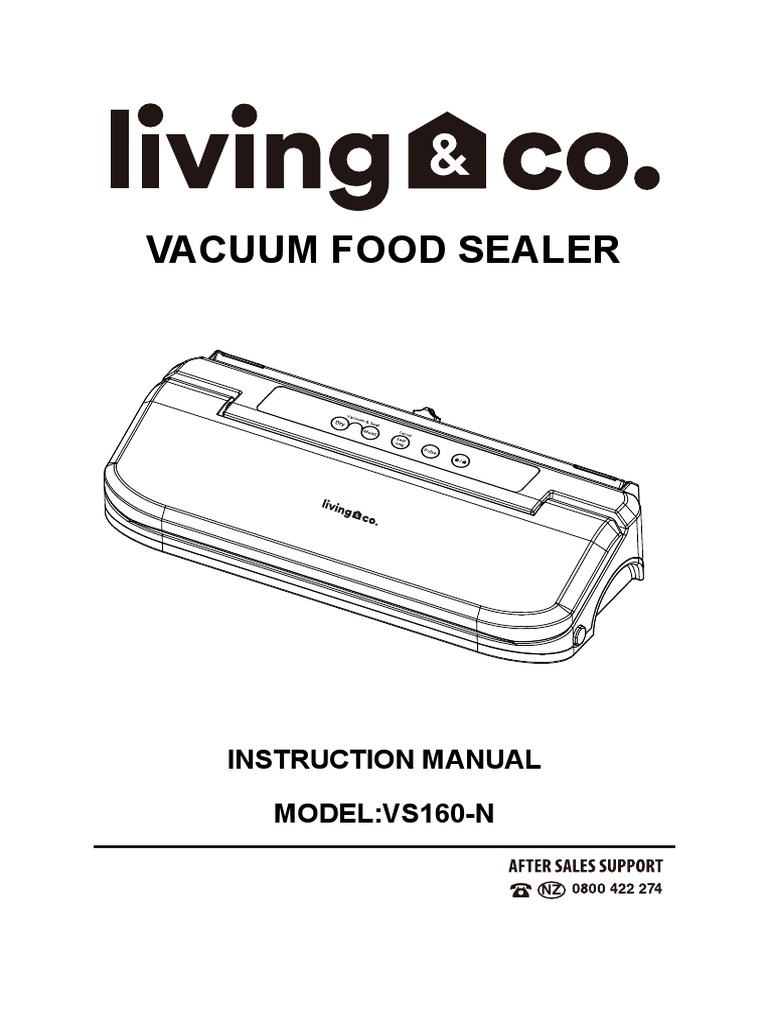 Vacuum Sealing Manual PDF Vegetables Food And Drink Preparation