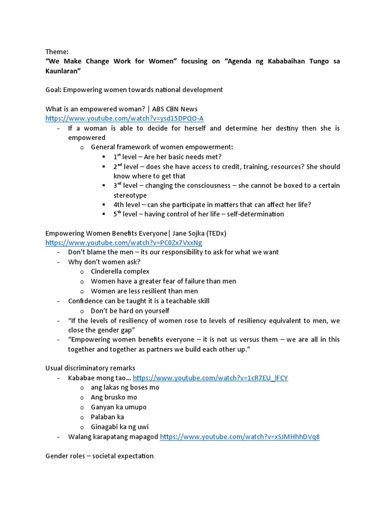 Women Empowerment Guidelines PDF Empowerment Gender Studies