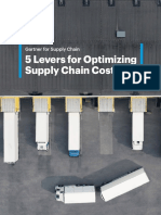 Five Levers For Optimizing Supply Chain Costs