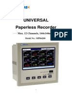 MPR4200 12 Channels Color Paperless Recorder