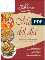 Menu Del Dia