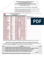 Actividad de Subtotales1 en Listas de Datos en La Hoja de Cálculo Excel