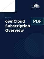 Owncloud Subscription Overview