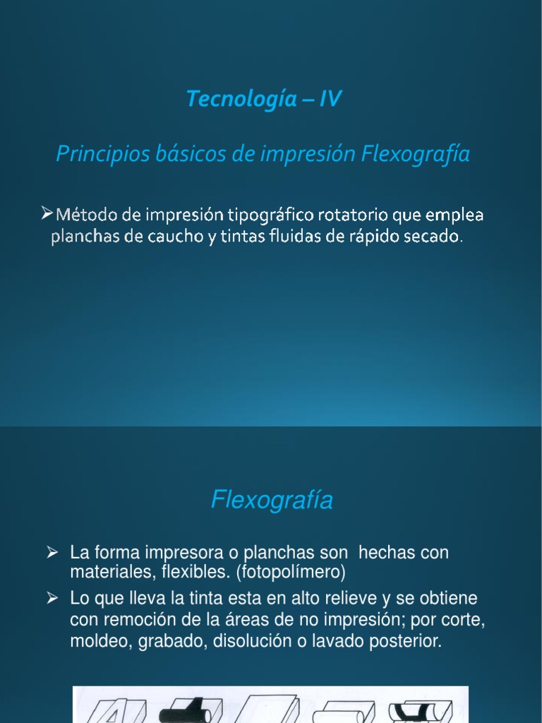 Flexografia S 1 21 Descargar Gratis Pdf Procesos Industriales