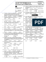 Permutation and Combination (Xi 2022-24) (Print) 19 05 23