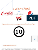 Coca Cola Vs Pepsi