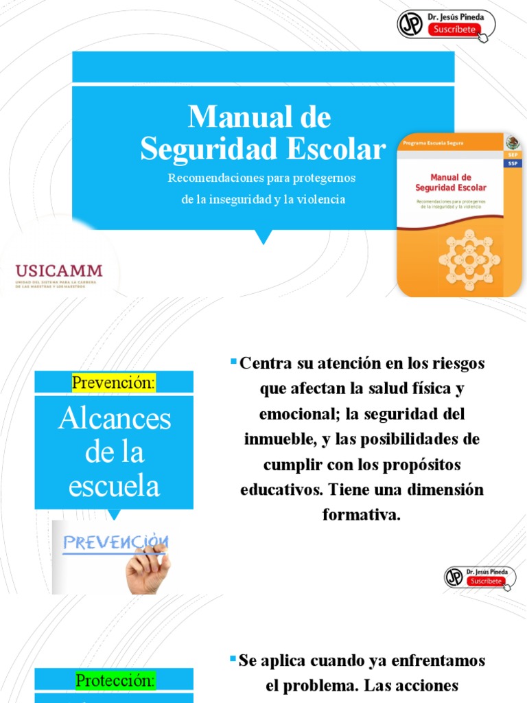 Manual de Seguridad Escolar | PDF | Valores | Defensa Civil
