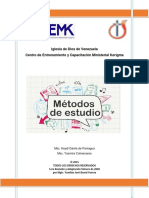 Guía de Métodos de Estudio, CEMK