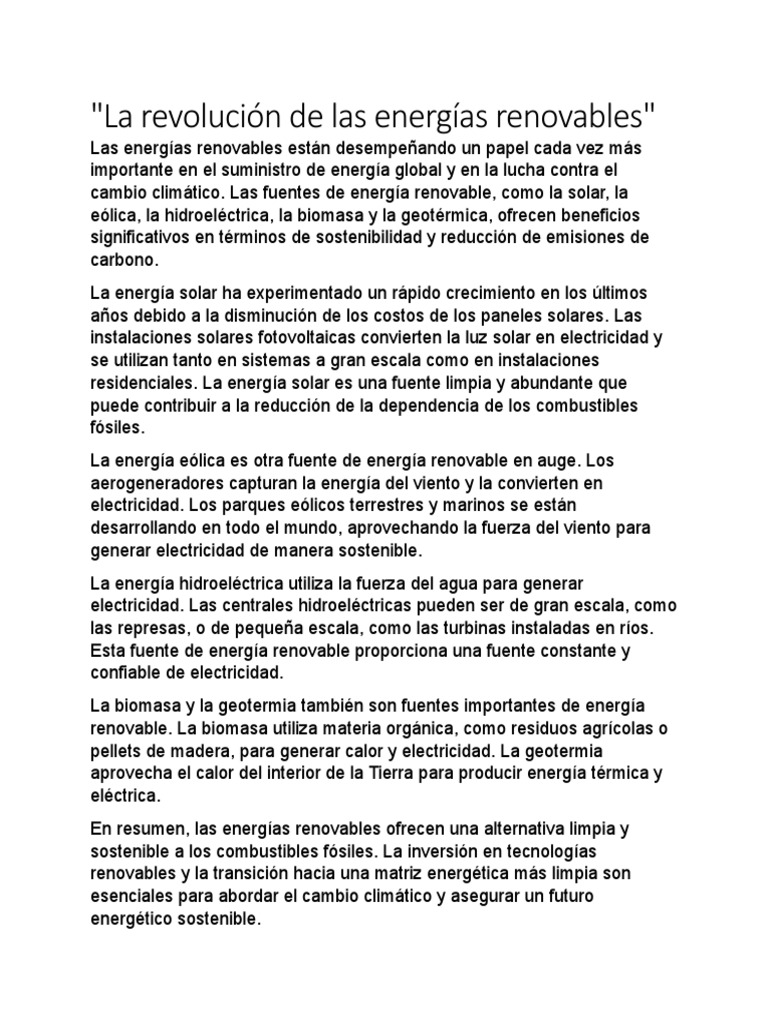 La Revolución de las Energías Renovables en Argentina: Un Futuro Sostenible es Posible.